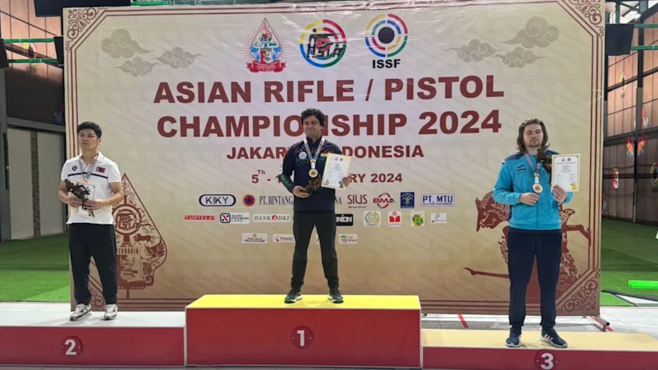 Usthadian Academy / Asian Shooting Championship 2024, Jakarta: Yogesh Bags Dual Gold, Lakshay Takes Bronze